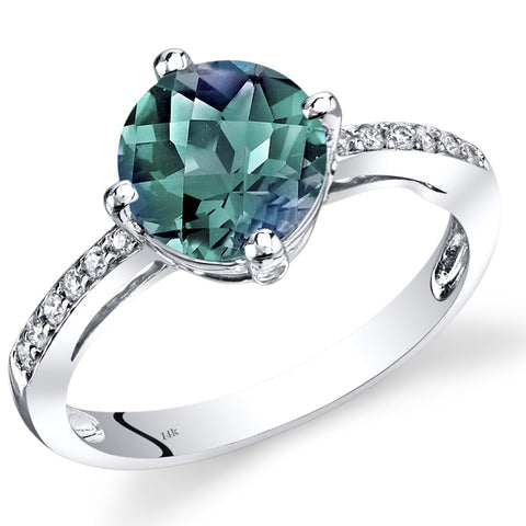 Alexandrite Solitaire Engagement Ring