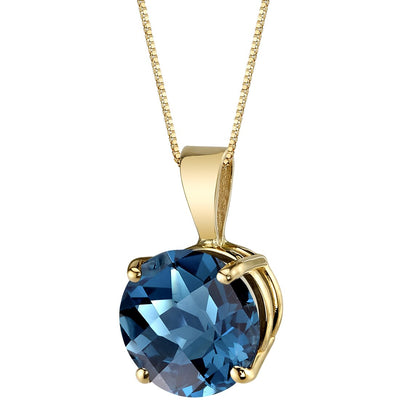 London Blue Topaz Jewelry Sterling Silver & 14K Gold | Free