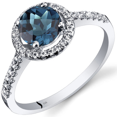 London Blue Topaz Jewelry Sterling Silver & 14K Gold | Free