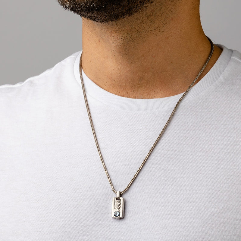 mens gold ingot pendant