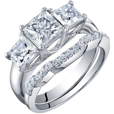 annette ring - 2 carat round cut moissanite engagement ring, colorless – J  Hollywood Designs