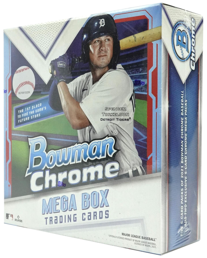 2021 Bowman Chrome Baseball Mega Box