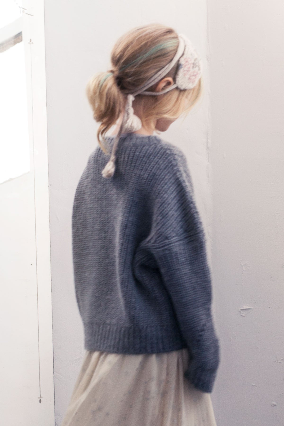 grey oversized sweater