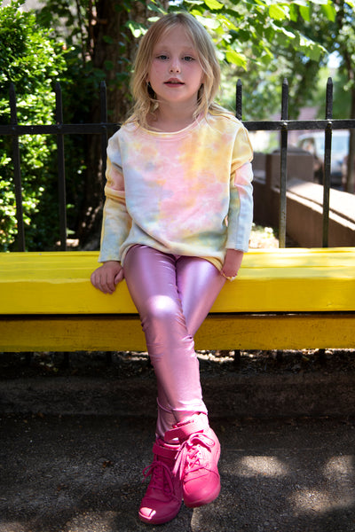 LIMEAPPLE Little Girl Crushed Velvet Leggings – Uptown Kidz Boutique