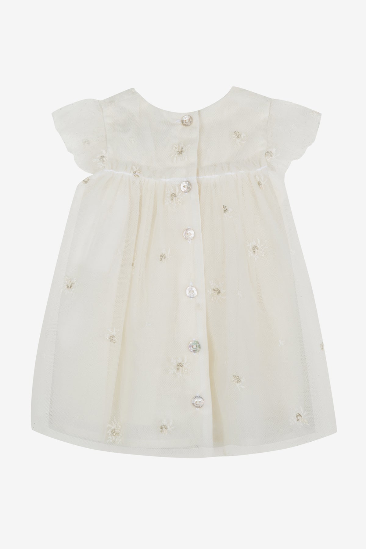 cream occasion dress