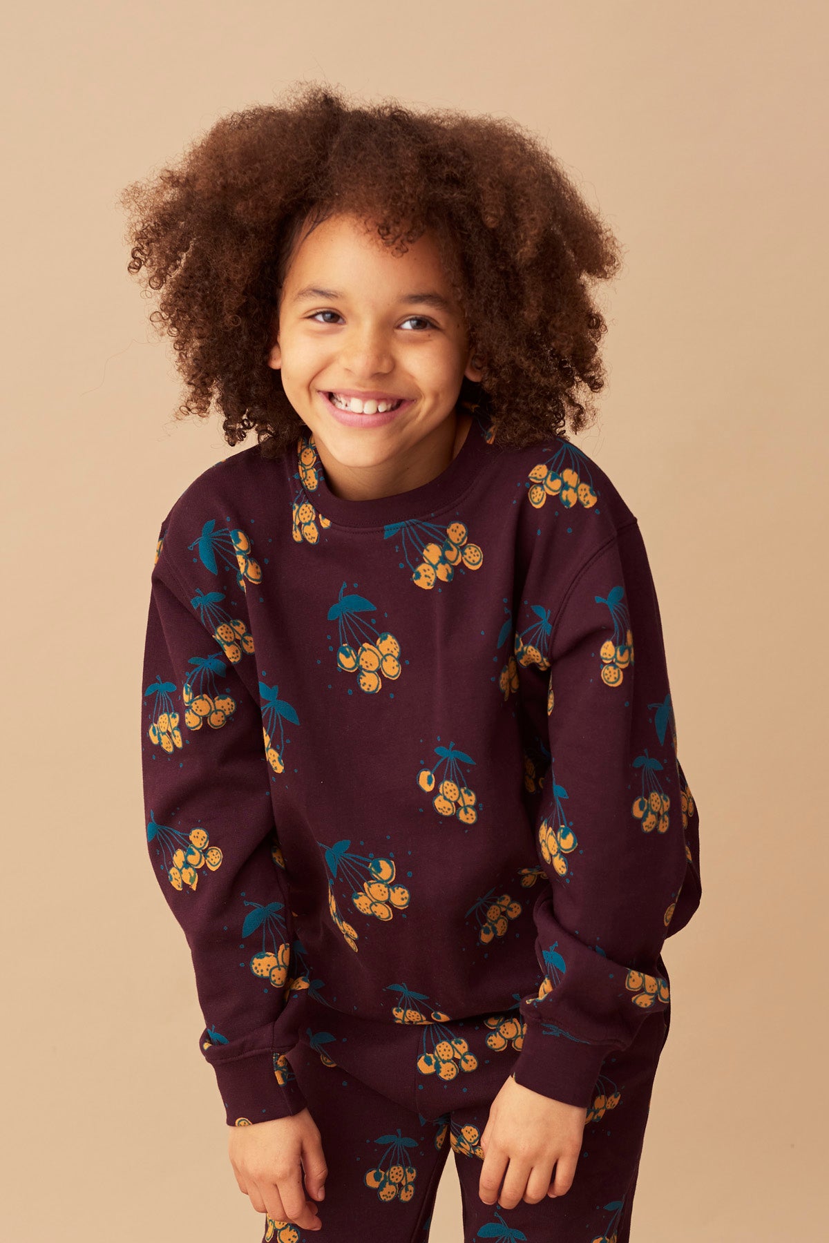 Soft Gallery Baptiste Berry Girls Sweatshirt – Mini Ruby