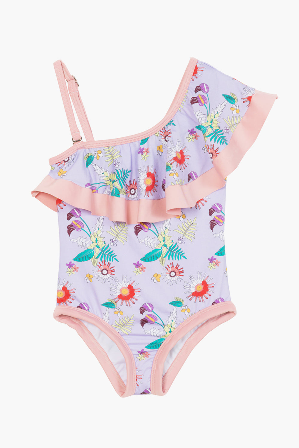 Velveteen Lydia Girls Swimsuit - Mini Ruby