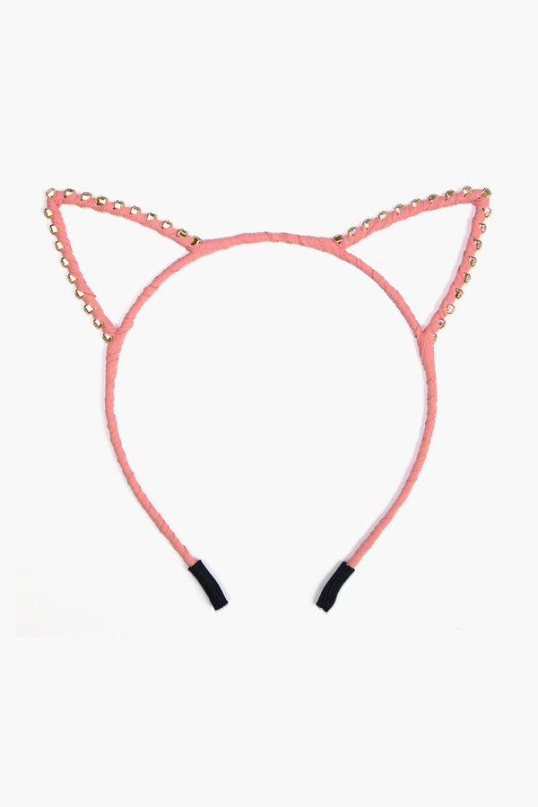 Cat Headband - Baby Pink - Mini Ruby