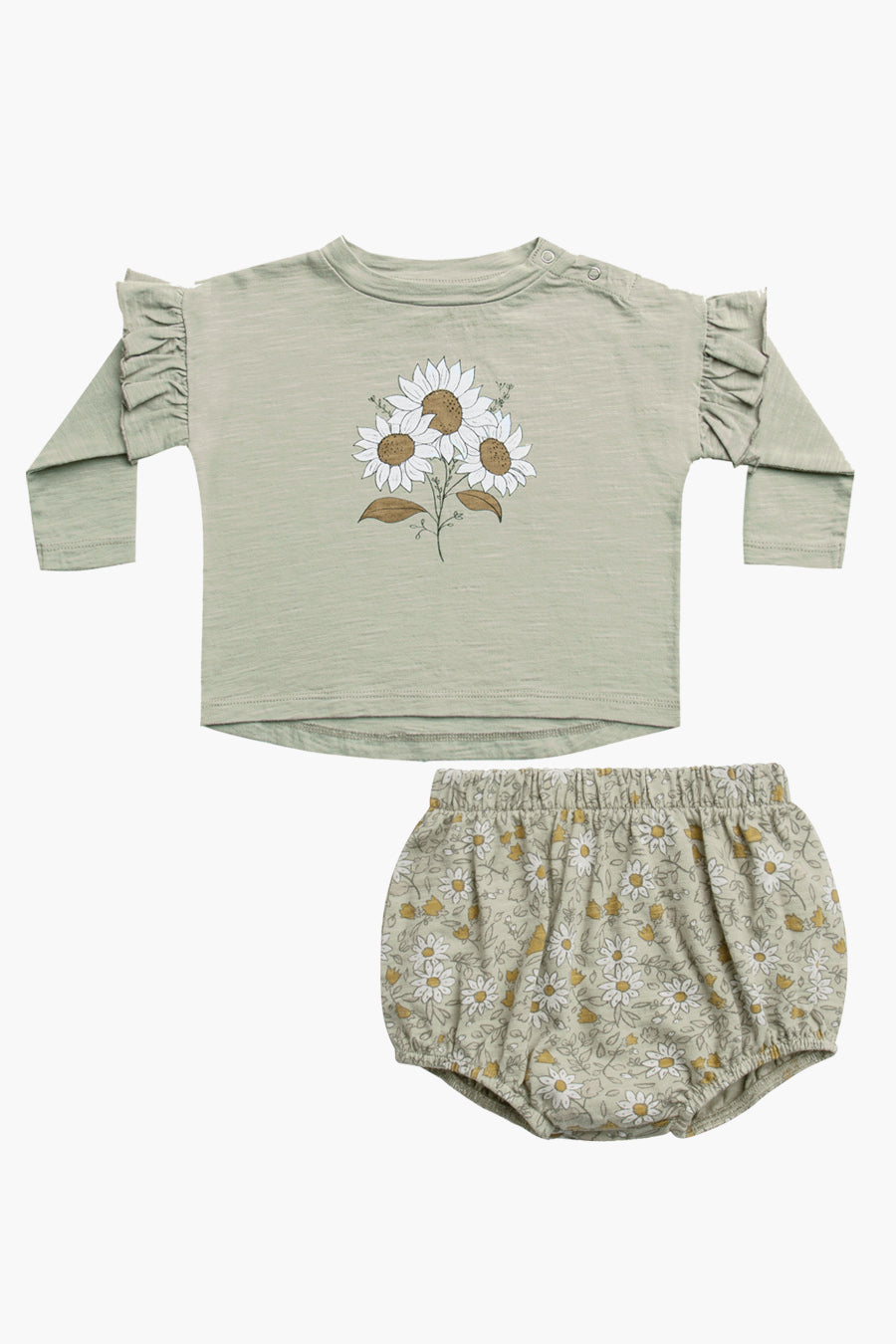 Rylee + Cru Wildflowers 2-Piece Baby Set