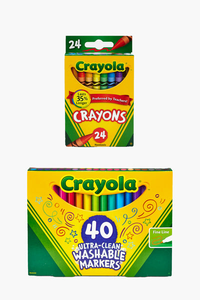 Crayola 40 Ultra-Clean Fine Line Washable Markers