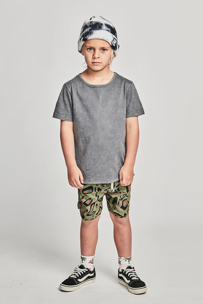 Boys Shorts Munster Kids Smudge It Dark Denim – Mini Ruby