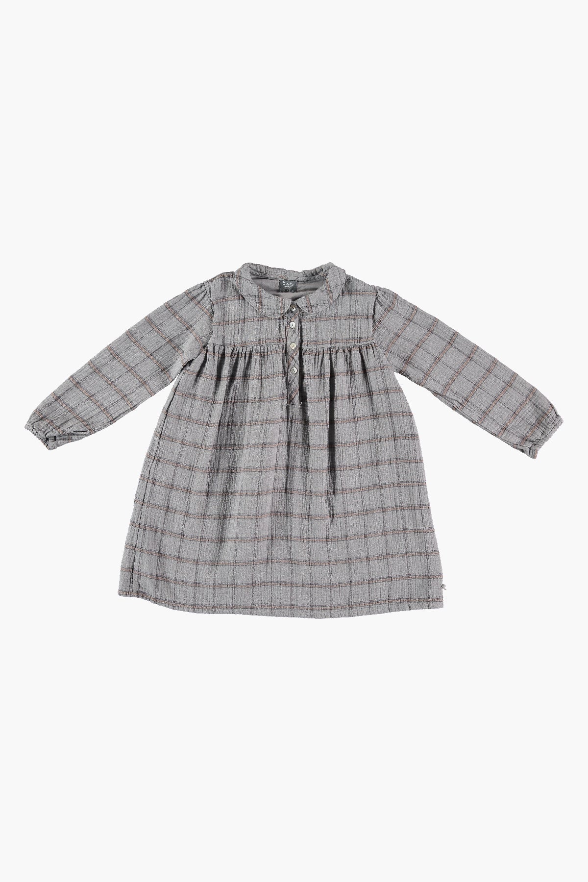 Tocoto Vintage Checkered Girls Dress – Mini Ruby