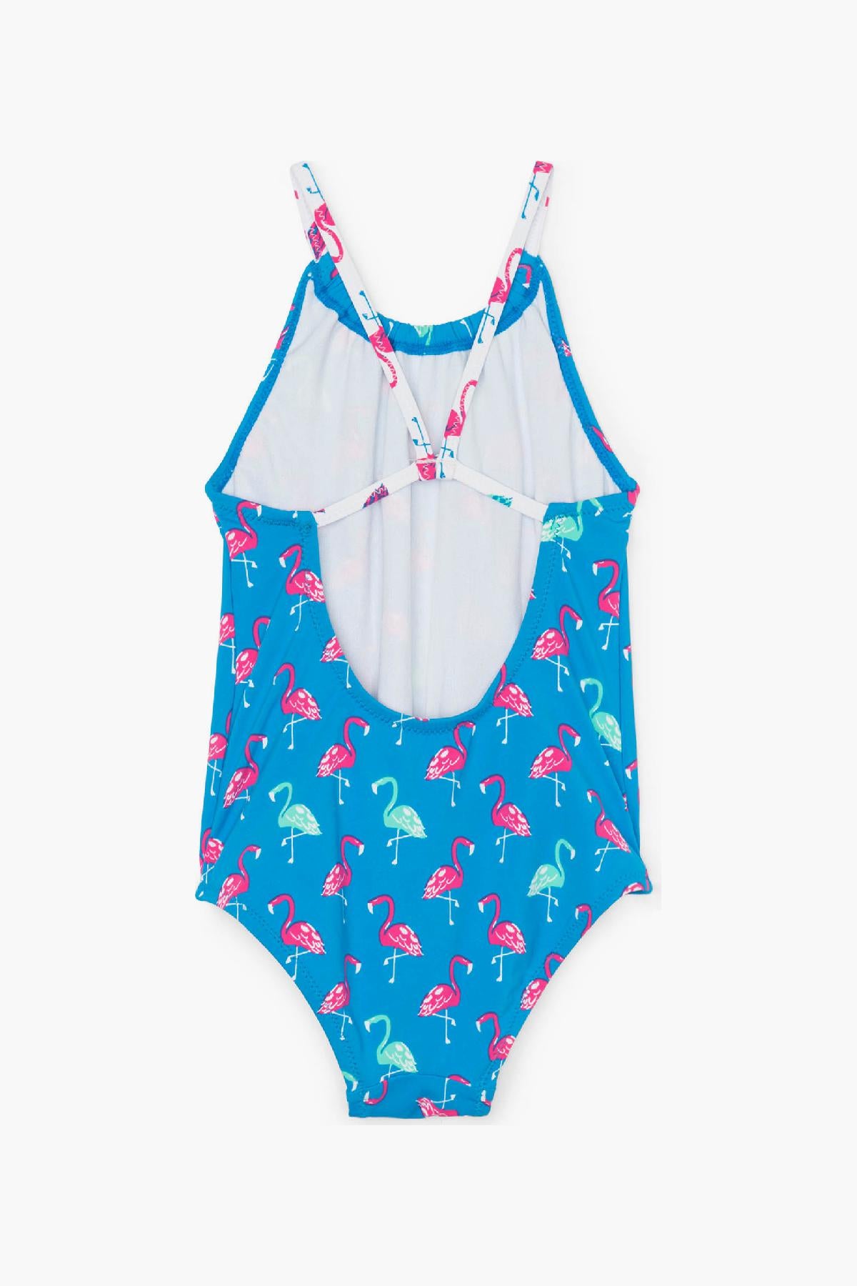 Hatley Fancy Flamingos Girls Swimsuit - Mini Ruby