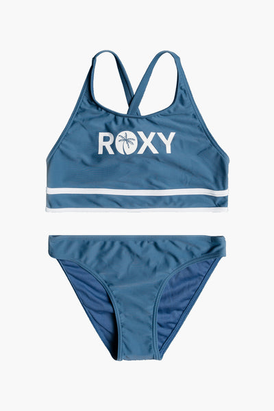 Roxy Girls Malibu Story Crop Top Set