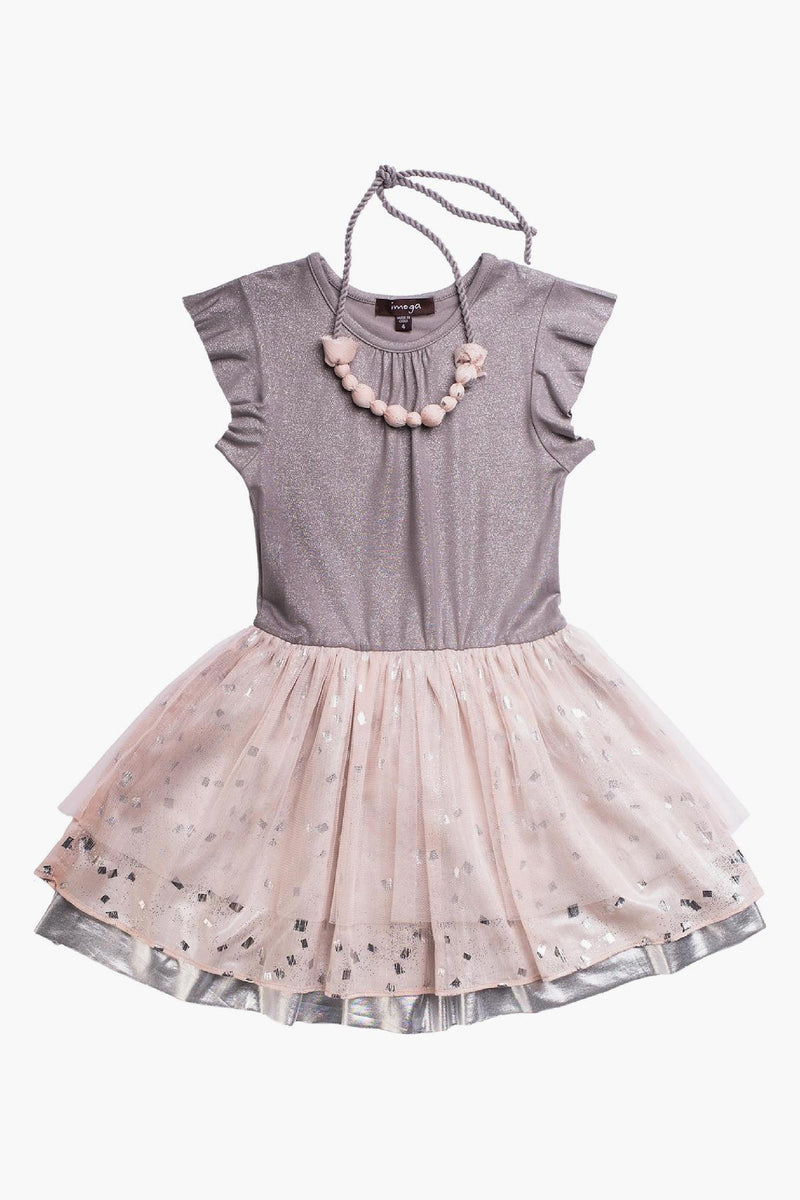 Imoga Yvette Girls Dress - Mini Ruby