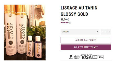 Lissage Golssy Gold
