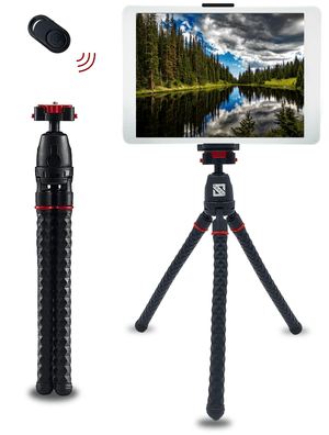 Moedig Blauwdruk plakband MT850 Mini flexibel Camera statief Incl. tablet en telefoon houder – SEFID