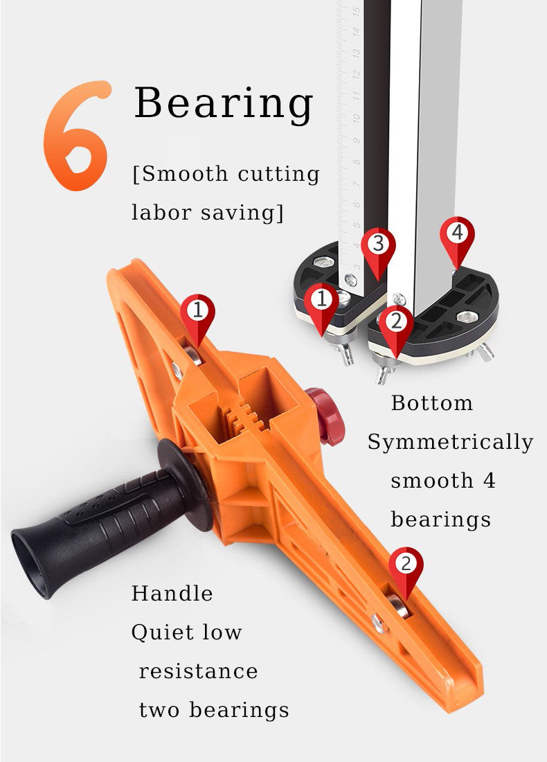 Gypsum Board Cutter Roller Cutting Tool 1 Box Of Blades (10; ECVV
