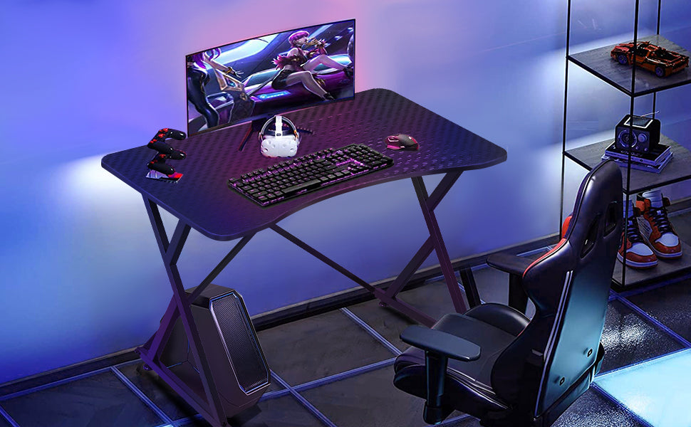 Miniature Gaming Vlogging Table With Lights-gaming Chair-esports