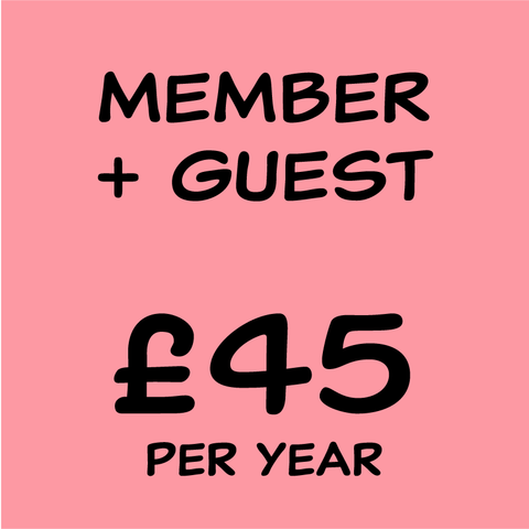 Member plus Guest £45 per year