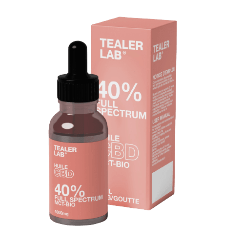 Huile CBD 40% (Full Spectrum) - Tealerlab