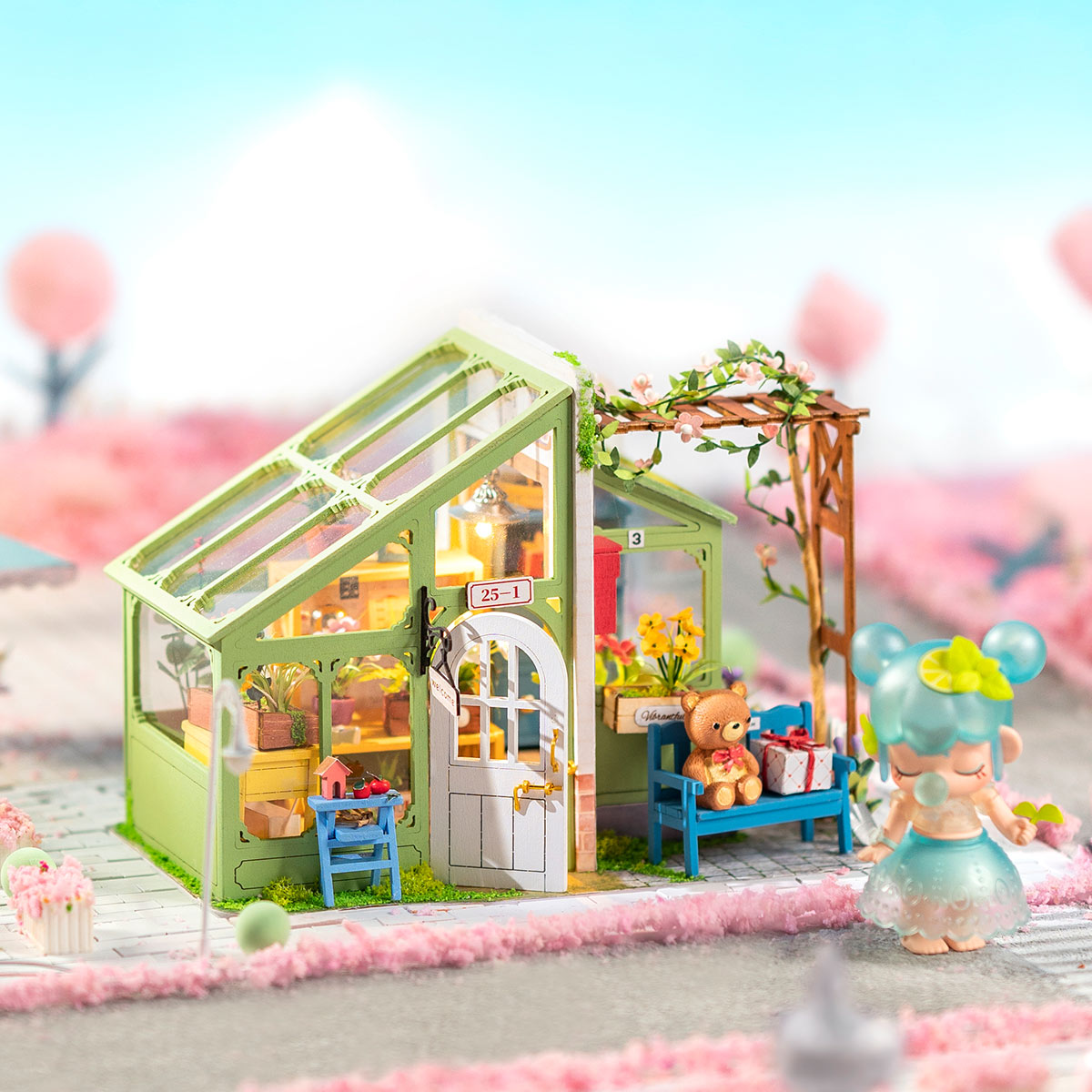 Rolife Spring Encounter Flowers DG154 DIY Miniature Dollhouse