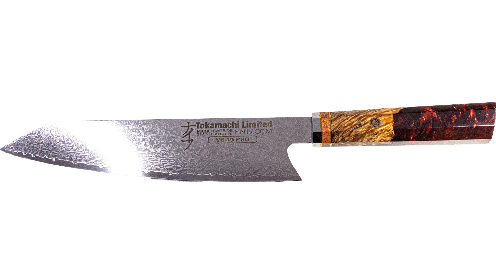 Tokamachi Limited Kiritsuke 21,5cm Dark Red - Naifu.pro product image