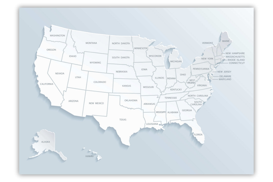 Map of U.S. States