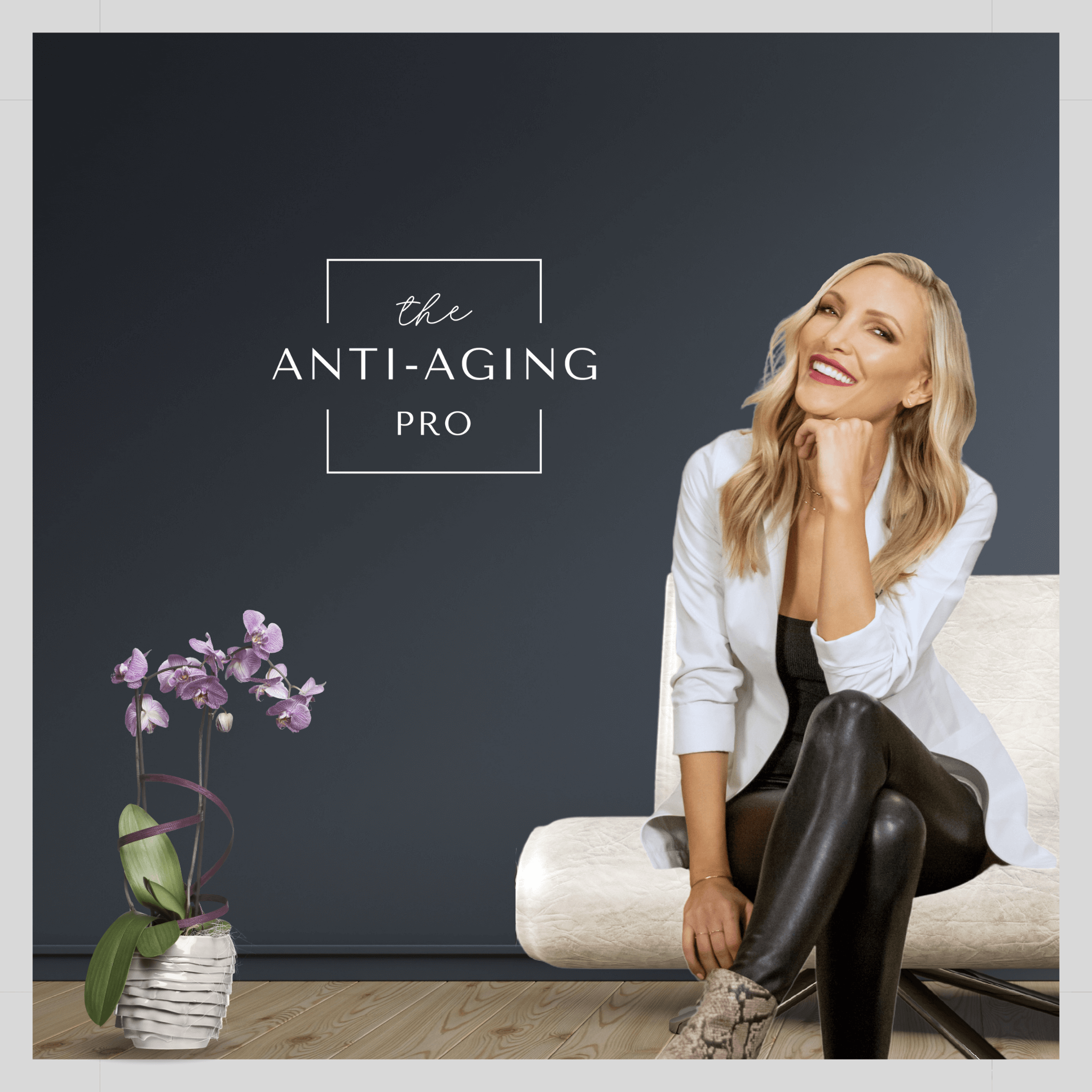 Image of Jen Copfer and The Anti-Aging Pro Logo