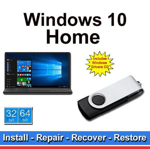 Monarch skilsmisse Wreck Windows 10 Professional 32-64 Bit USB and key code – C-Werx