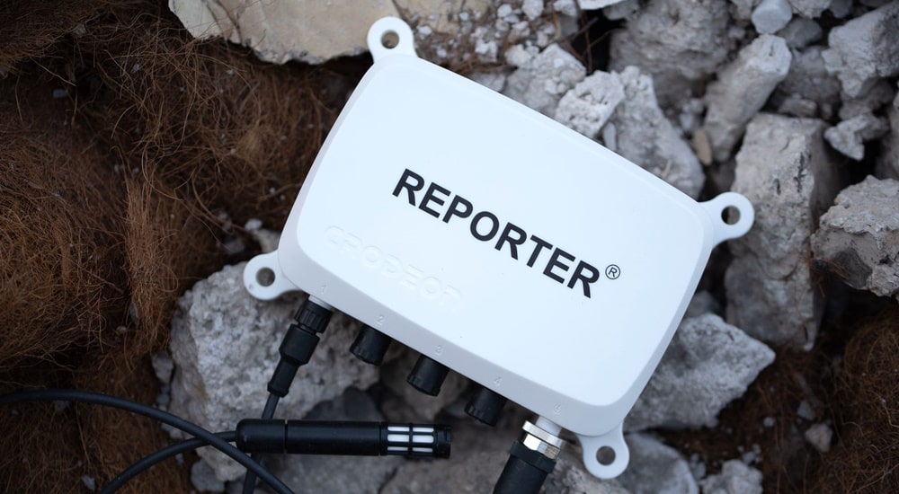 Reporter to monitor concrete curing