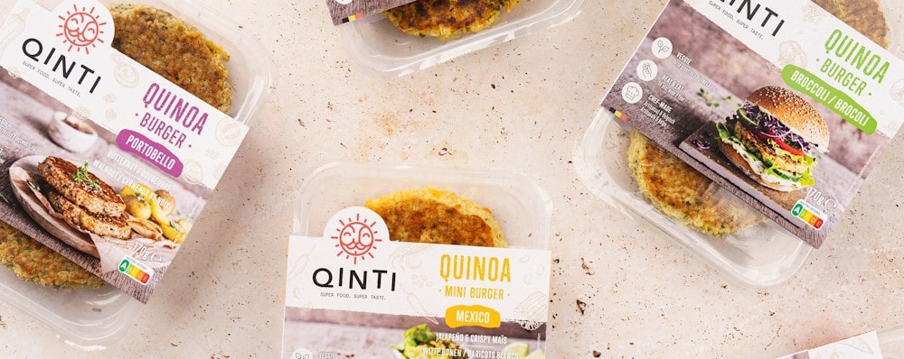 Qinti veggie burgers