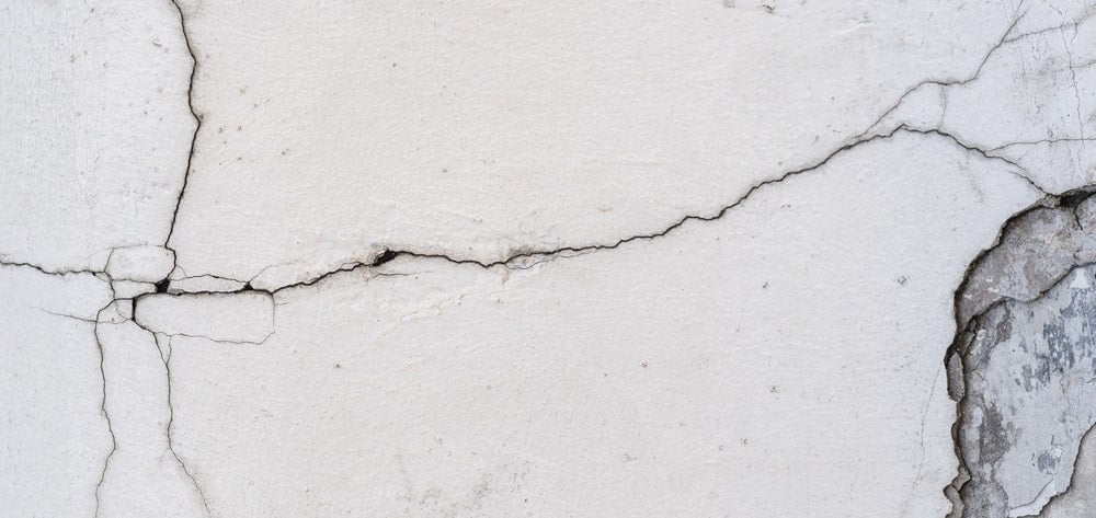 curing concrete cracked