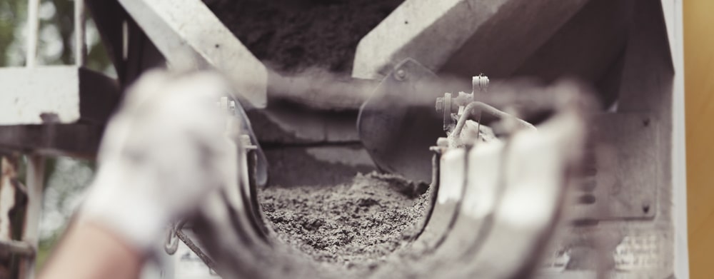 béton en cours de durcissement