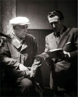 Aimé Maeght  et Georges Braque, 1954