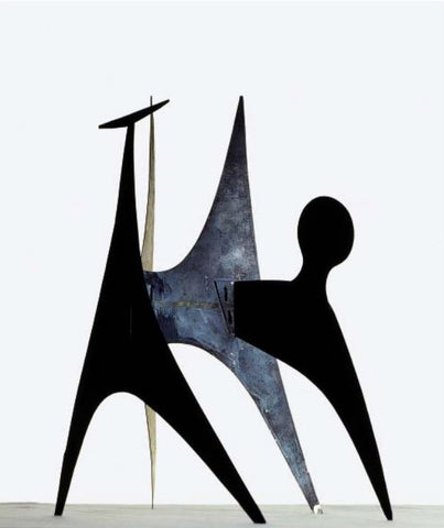 Alexander Calder, Les Renforts, maquette, 1963, stabile, 58x43x36 cm.