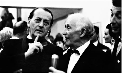 André Malraux et Marc Chagall lors de l’inauguration de la Fondation Maeght, juillet 1964.