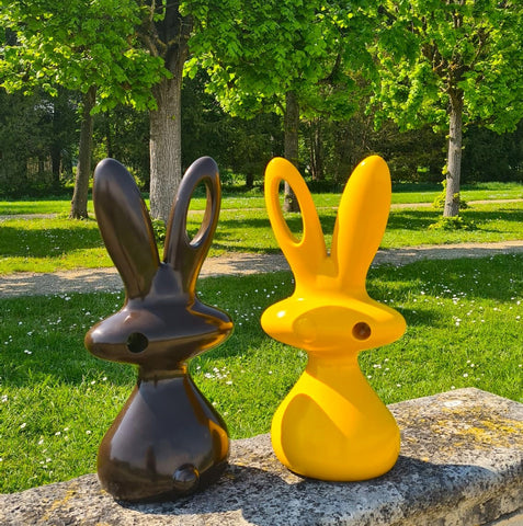 Bunny and Cosmo Bunny artist object by Aki Kuroda