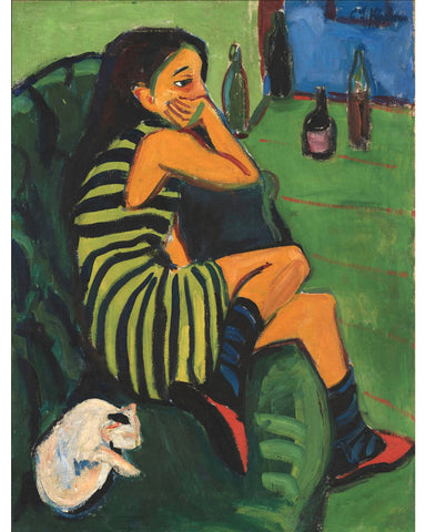 Ernst Ludwig Kirchner, L'Artiste, 1910.