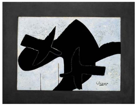 Georges Braque, Les Oiseaux noirs, 1956 - 1957, huile sur toile, 181 x 229 cm.