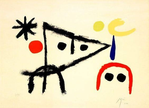 Joan Miró, Le Petit chat, 1951.