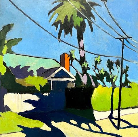 Lefort Viva la revolution, Oil on canvas 50x50 cm