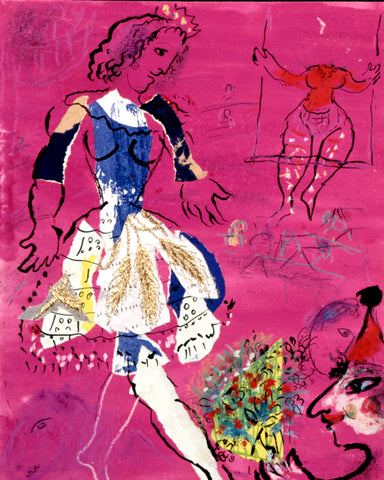 Marc Chagall, Danseuse sur un fond mauve, 1970..jpg