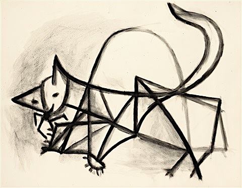 Pablo Picasso, Etude de chat, 1946.