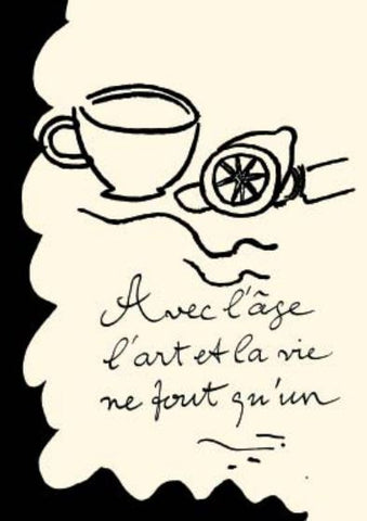 Page du Cahier de Georges Braque, 1917-1947, Maeght Éditeur, Paris