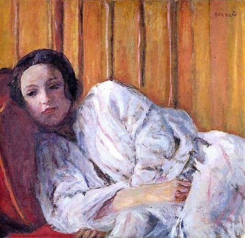 Pierre Bonnard, Young girl lying down, 1921