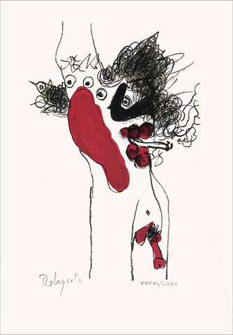 "Portrait imaginaire de Jean Jeanneret" Rebeyrolle 2