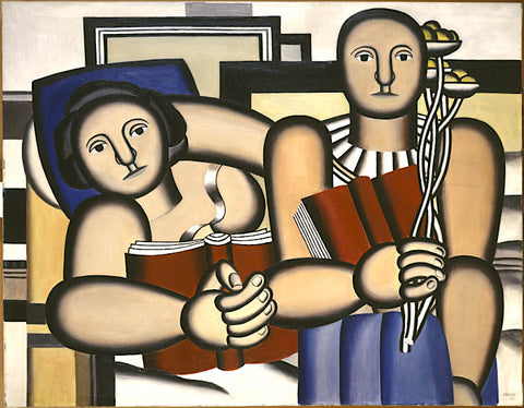 Fernand Léger, "La lecture", 1924.