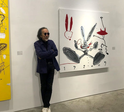 Aki Kuroda exhibition, Richard Taittinger Gallery, New York, 2020