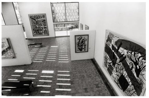 Vue de l’exposition Fernand Léger à la Fondation Maeght, 1988.